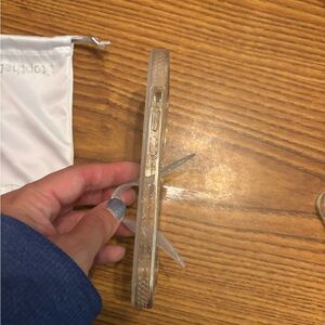 Loopy Case Clear Glitter Phone Case
